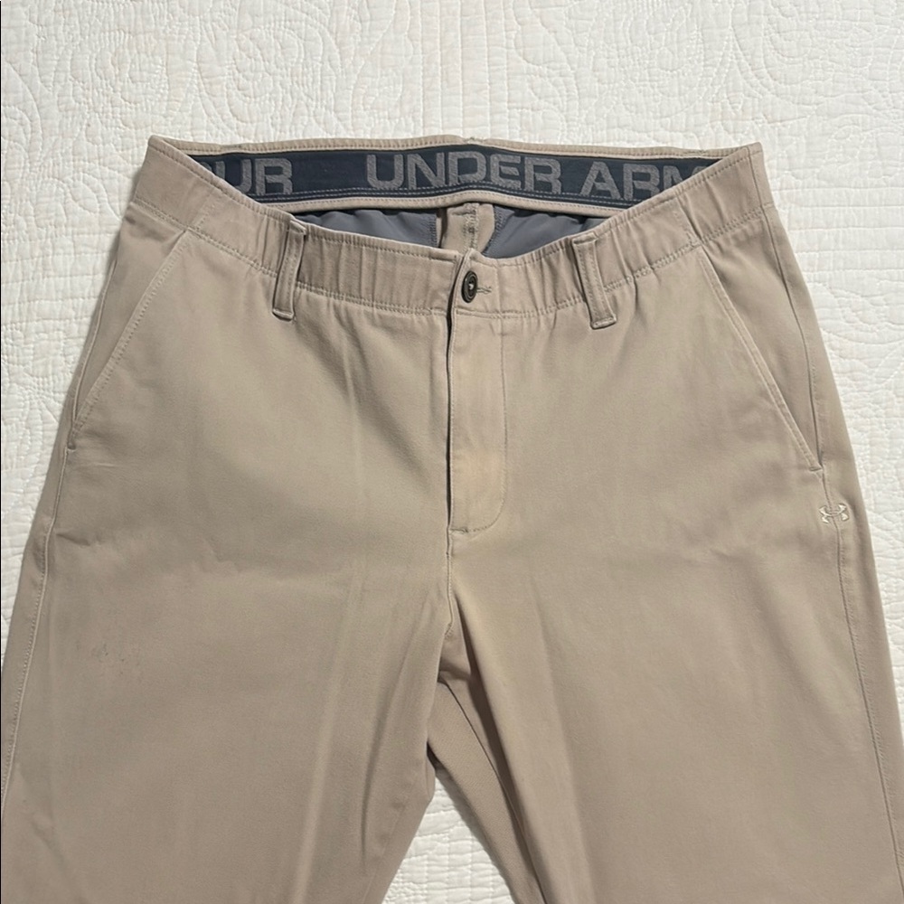 Under Armour Tan Chinos Versatile Cotton Twill